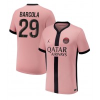 Paris Saint-Germain Bradley Barcola #29 Tredjeställ 2024-25 Kortärmad